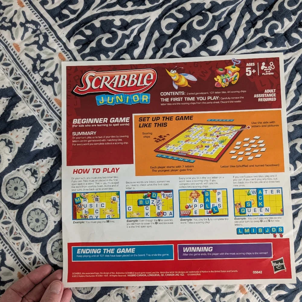 Hasbro scrabble junior